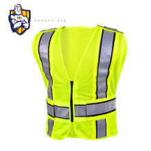 100% Polyester Mesh EN20471 Custom Traffic Road Work Construction Security High Visibility Reflective Safety Vest